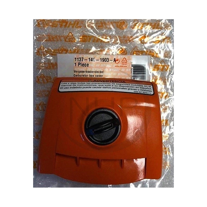 Capot carburateur tronçonneuse STIHL 1135 140 1901, 1135-140-1901, 11351401901