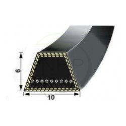 Courroie trapézoidale STIGA 1111-9065-01, 9585-0086-00, 1111906501, 9585008600