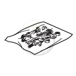 Sachet visserie plaque arrière tracteur tondeuse GGP, CASTELGARDEN, STIGA, ALPINA, MOUNTFIELD 382180121/0