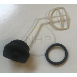 Bouchon réservoir tronçonneuse ZENOAH, KOMATSU, REDMAX 848C108512, 2841-31801, 2841-31800, 2630-31801