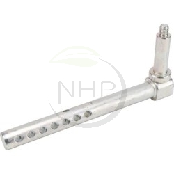 Fusée de roue de jauge avant gauche John Deere pour plateau de coupe 48", 122cm, AM136328