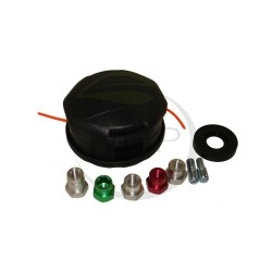 Tête de débroussailleuse tap and go 2 fils avec adaptateurs