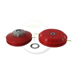 Tête nylon débroussailleuse M10 x 1,00 femelle, pas à gauche