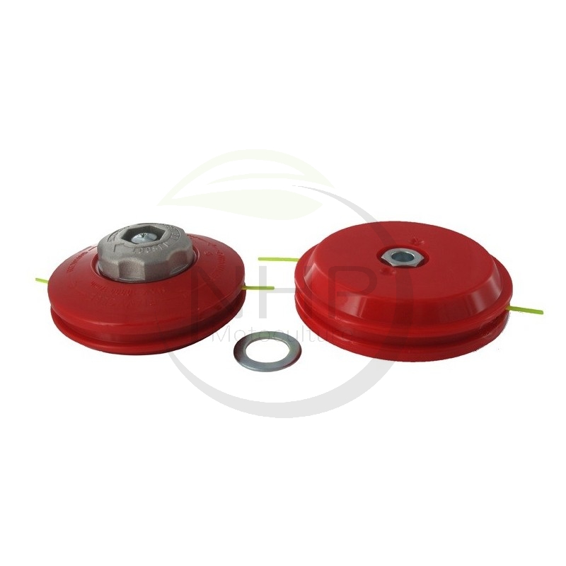 Tête nylon débroussailleuse M10 x 1,00 femelle, pas à gauche