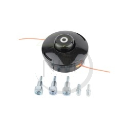 Tête de débroussailleuse tap and go 2 fils avec adaptateurs