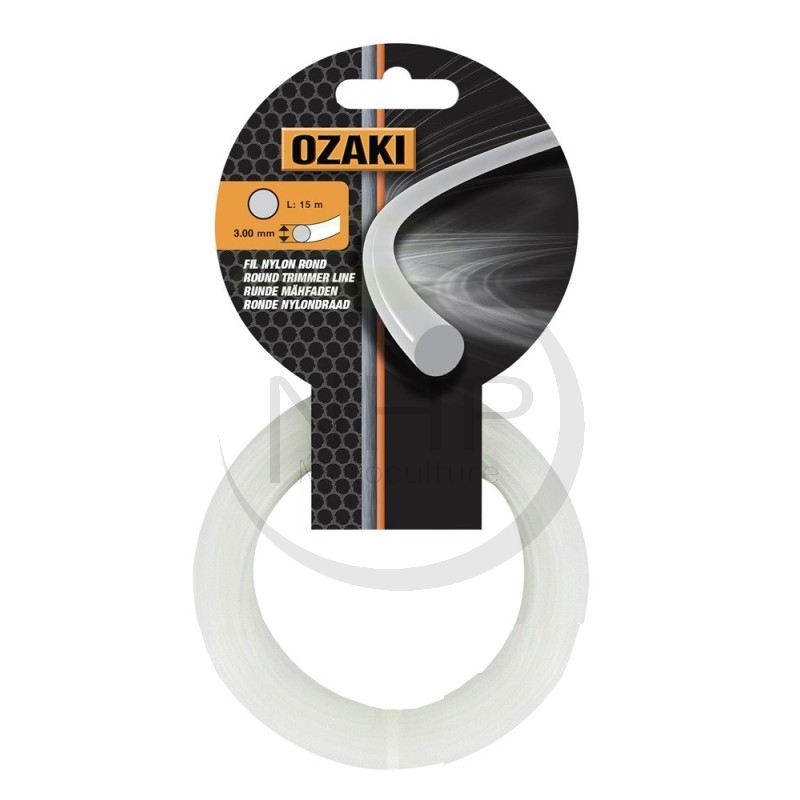 Anneau 15 mètres fil nylon rond OZAKI 2mm