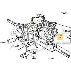 TRANSAXLE - 1134-3995-01 - GGP - CASTELGARDEN - STIGA
