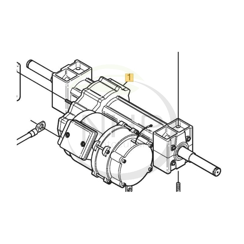 BOITIER TRANSMISSION STIGA MIRAGE 1137-0258-01 - 1137025801