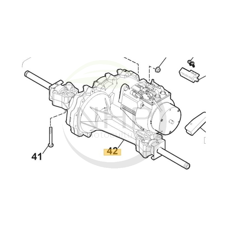 ELECTRIC TRANSAXLE - 118400995/0 - GGP - CASTELGARDEN - STIGA