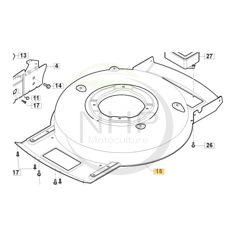 CHASSIS MODEL 1 CARBON KEVLAR - 381005005/0 - GGP - CASTELGARDEN - STIGA