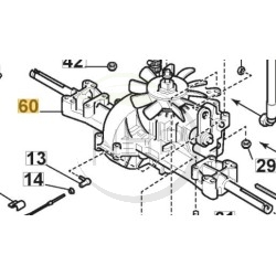 TRANSAXLE K574F - 1137-0125-01 - GGP - CASTELGARDEN - STIGA