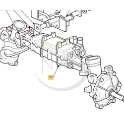 GROUPE HYDROSTATIQUE TUFF TORQ K 46S - 118400974/0 - GGP - CASTELGARDEN - STIGA