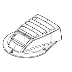 Capot courroie orange XL JUNIOR PUBERT, STAUB, OLEO MAC, 0340040008, 15813, K340000030