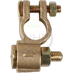 Cosse de Batterie (négatif) en laiton simple serrage pour câble 50mm2