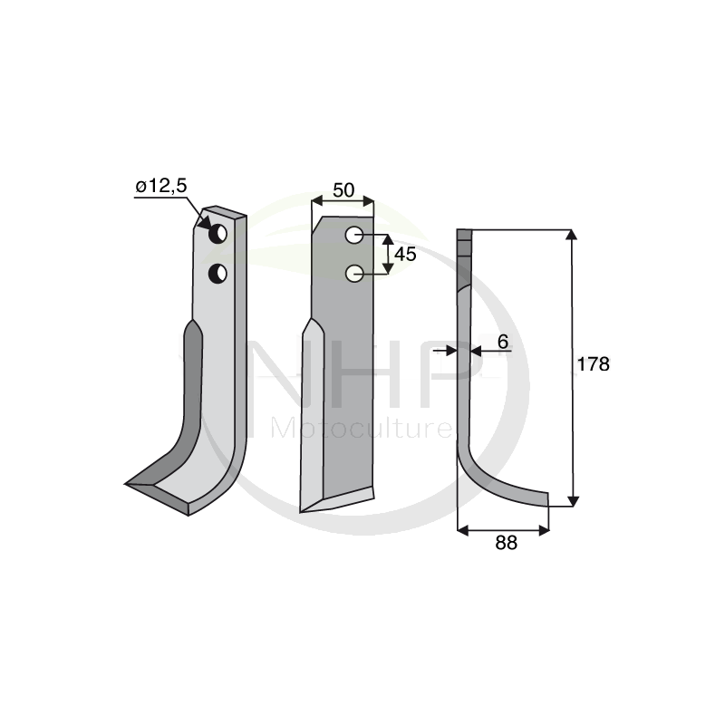 COUTEAU FRAISE CARRARO ANTONIO - CARRARINO MINI 6809002