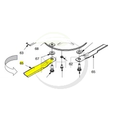 Couteau Gauche Gianni Ferrari 01.33.01.0110 - 0133010110