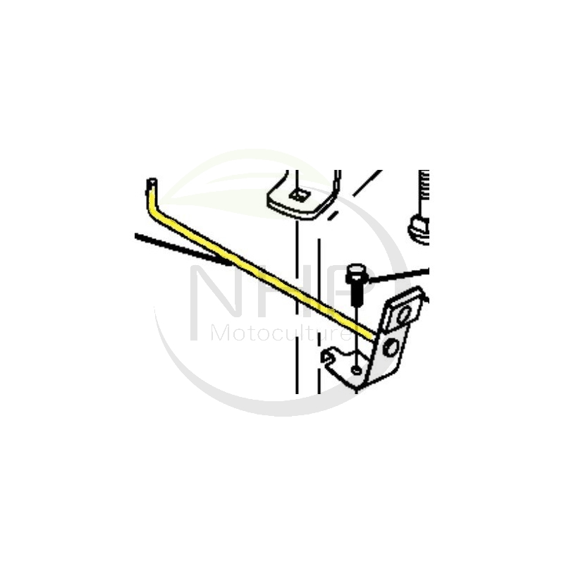 Tige de frein gauche AYP - 174504 - HUSQVARNA - 532174504 - 583063201 - 58-30632-01