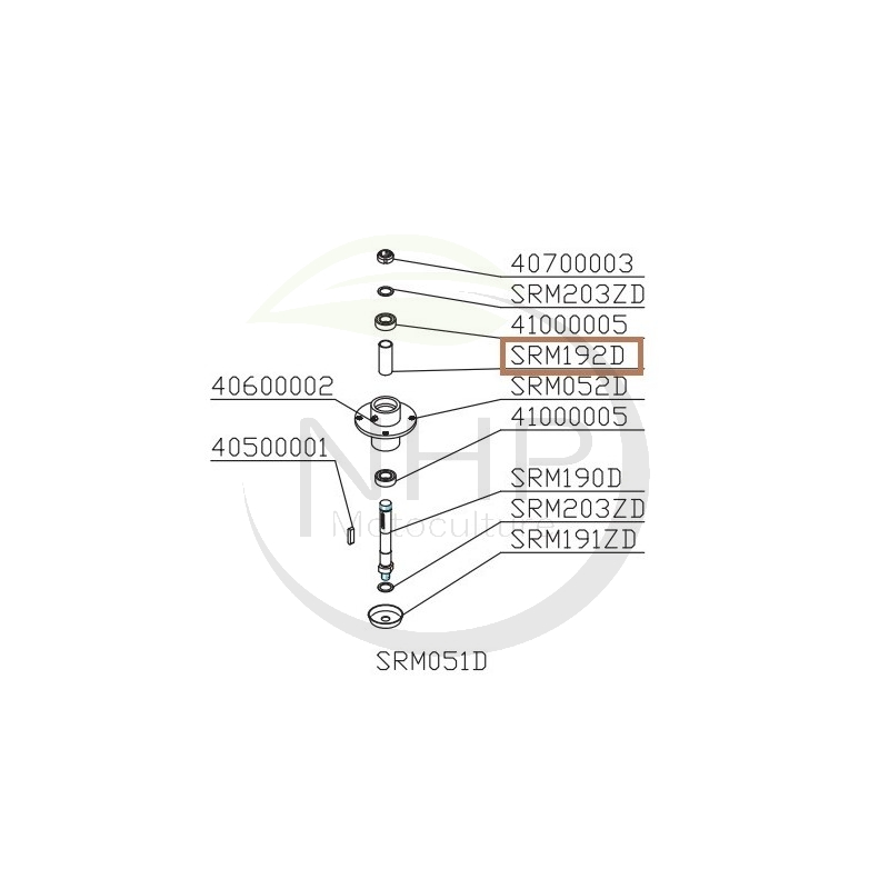 ENTRETOISE PALIER DELMORINO SRM192D