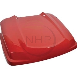 Couvercle de bac rouge tracteur tondeuse GGP, CASTELGARDEN, STIGA, ALPINA, MOUNTFIELD 25110320/0, 325110320/0