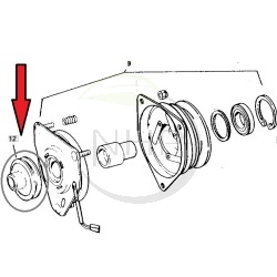 Poulie embrayage tondeuse JOHN DEERE 260, 265, 285, AM102960