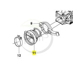 Pipe admission tronçonneuse Husqvarna, Jonsered, 521992503, 5219925-03, 521 99 25-03