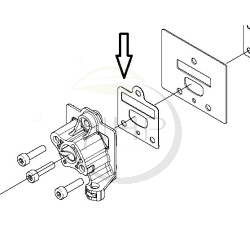 Joint d'admission Husqvarna 576 78 54-01, 5767854-01, 576785401, 585 99 66-01, 5859966-01, 585996601