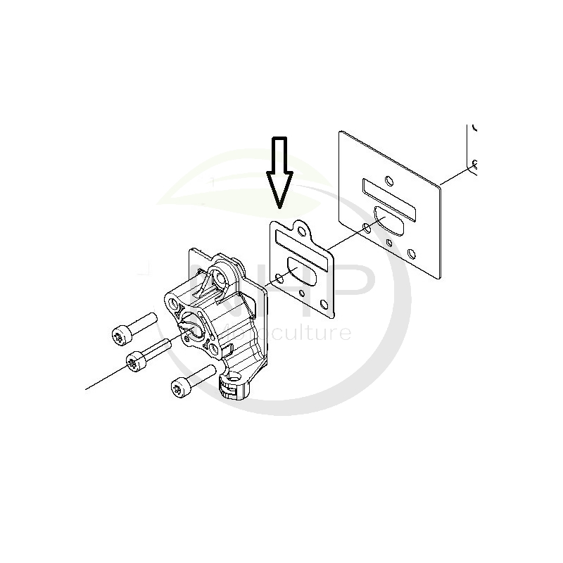 Joint d'admission Husqvarna 576 78 54-01, 5767854-01, 576785401, 585 99 66-01, 5859966-01, 585996601