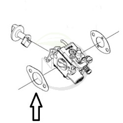 Joint d'admission Husqvarna 577 88 24-02, 5778824-02, 577882402