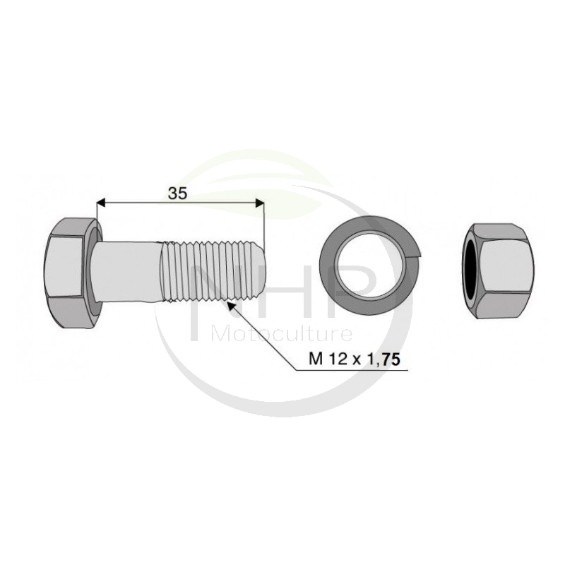 Boulon tondo broyeur DELMORINO 40100010