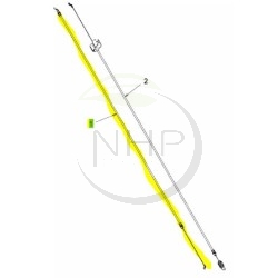 Cable frein moteur tondeuse MTD 746-04483, 74604483