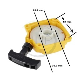 Lanceur débroussailleuse GGP, CASTELGARDEN, STIGA, ALPINA 118802162/0, 118801186/0