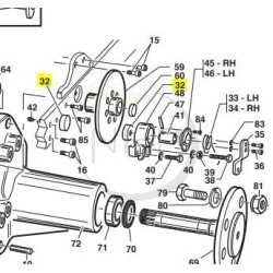 PLAQUETTE DE FREIN TONDEUSE GIANNI FERRARI 00.34.01.0034 - 0034010034