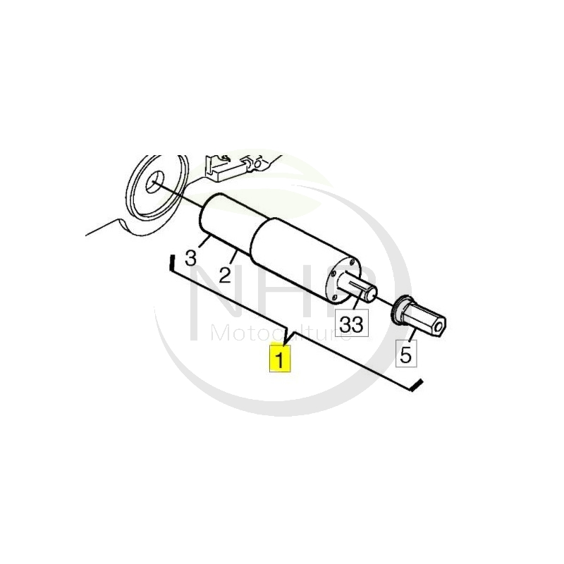 MOTEUR ROUE  INDUCTION 500/700 - 1126-1142-01 - 1126-1142-02 - GGP - CASTELGARDEN - STIGA