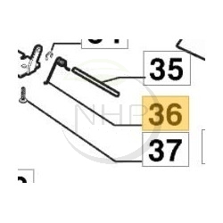 RESSORT HANDLE BONNET PFM - 137430100/0 - GGP - CASTELGARDEN - STIGA