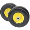 Roue complète avec pneumatique (jante jaune) JOHN DEERE AM115510, AM121814