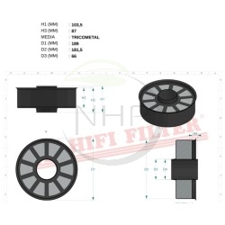 FILTRE à AIR - HIFI FILTER - SAM 7137 - SAM7137