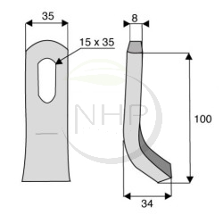 COUTEAU FLEAU BROYEUR ACCOTEMENT SMA - NOREMAT - ROUSSEAU - NICOLAS - SUIRE