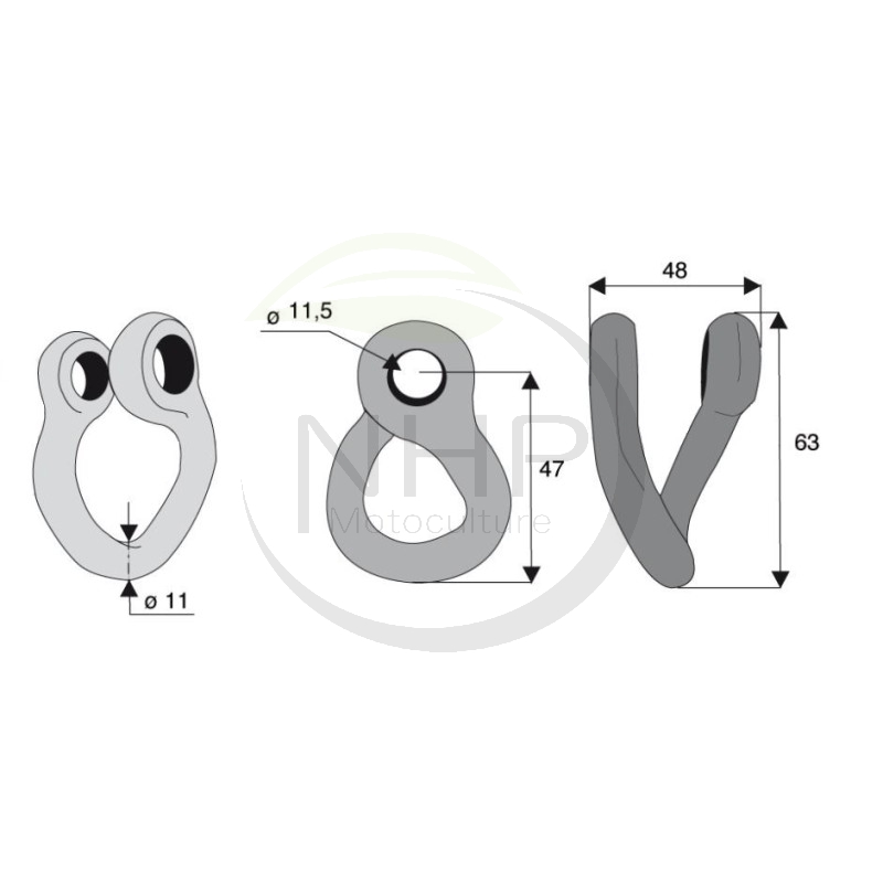 MANILLE VRILLEE COUTEAU FLEAU BROYEUR ACCOTEMENT SMA - NOREMAT - ROUSSEAU - NICOLAS - SUIRE