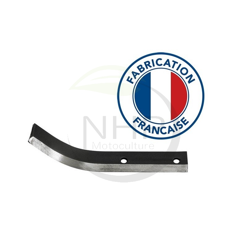 Couteau de fraise gauche 190mm pour motobineuse STAFOR, PILOTE 88, STAUB