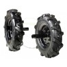 Paire de roue pour motoculteur et motobineuse OLEO MAC de dimensions 3.50X6, 350x6, 350-6, 3.50-6 référence 69209089