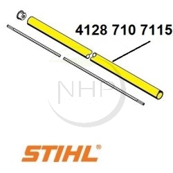 Tube de transmission débroussailleuse STIHL 4128 710 7115, 4128-710-7115, 41287107115, 4128 710 7117, 4128-710-7117, 41287107117