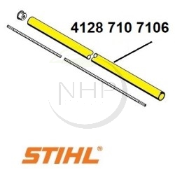 Tube de transmission débroussailleuse STIHL 4128 710 7106, 4128-710-7106, 41287107106
