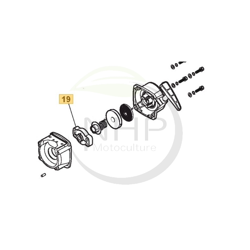 Coupelle cliquet lanceur GGP - CASTELGARDEN - STIGA 118804858/0