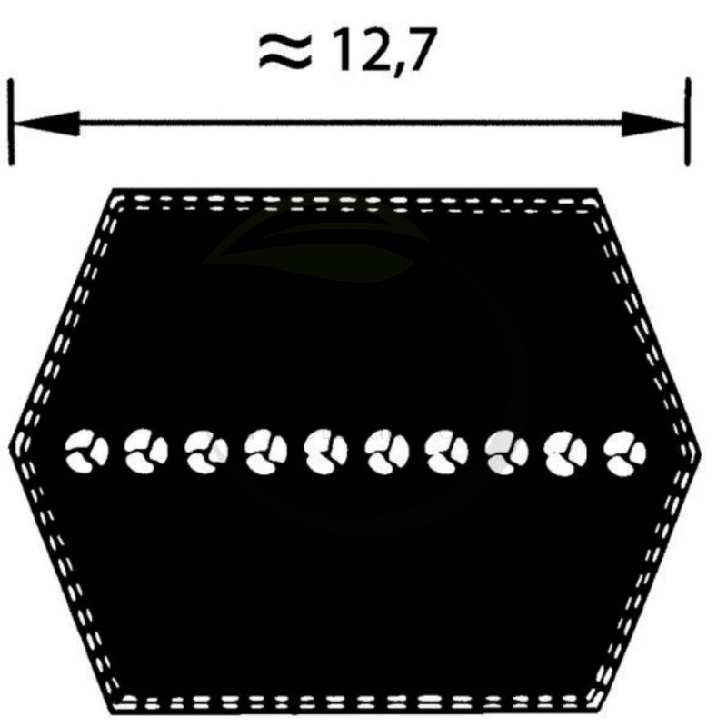 Courroie de coupe tracteur tondeuse VIKING - ALKO 6160 704 2100, 6160-704-2100, 61607042100, 4698096B