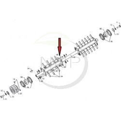 Axe couteau mobile scarificateur DORI 600 PRO 2016259