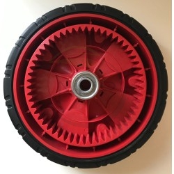 Roue arrière gauche tondeuse à gazon IKRA BRM 1446S, 77000389