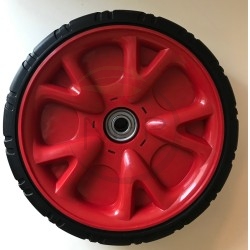 Roue arrière gauche tondeuse à gazon IKRA BRM 1446S, 77000389