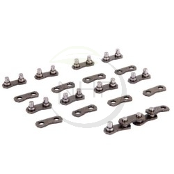 Maillons de liaison chaîne tronçonneuse, pas .325", jauge .050, 1.3 mm, lot de 10