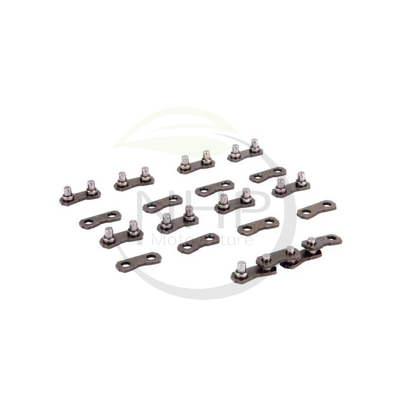 Maillons de liaison chaîne tronçonneuse, pas .325", jauge .050, 1.3 mm, lot de 10