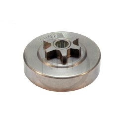 Cloche, pignon de tronçonneuse étoile 3/8"LP 6 dents POULAN 48078, 952 04 80-78, 952048078